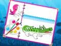 Juego Libro de colorear criaturas marinas en línea