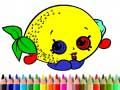 Juego De vuelta a la escuela: Libro para colorear frutas en línea
