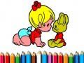 Juego De vuelta a la escuela: colorear a Aby en línea
