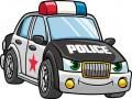 Juego Coches de policía de dibujos animados en línea