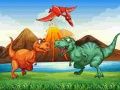 Juego Dinosaurios Coloridos Match 3 en línea