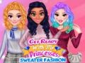 Juego Prepárate conmigo: Moda de suéter de princesa en línea