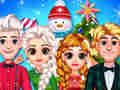Juego Celebración de Navidad de la Princesa Congelada en línea