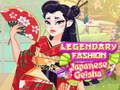 Juego Moda legendaria de la geisha japonesa en línea