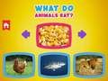 Juego ¿Qué comen los animales? en línea