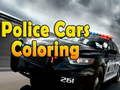 Juego Colorear Coches de Policía en línea