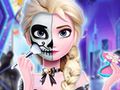Juego Tattoo de la fiesta de Halloween de Elsa en línea