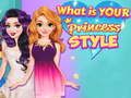 Juego ¿Cuál es tu estilo de princesa? en línea