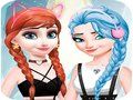 Juego Vestir y Maquillar a Elsa y Anna en línea