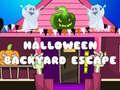 Juego Escape de Halloween en el patio en línea