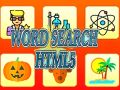 Juego Sopa de letras HTML5 en línea