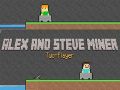 Juego Alex y Steve: Minero para Dos Jugadores en línea