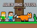 Juego Las aventuras de Alex y Steve: Guardados en línea