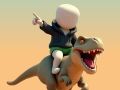 Juego Stickman. Arena de Dinosaurios en línea
