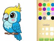 Juego Libro para colorear de animales kawaii en línea
