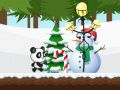 Juego Carrera de Panda de Navidad en línea