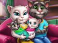 Juego Día familiar de las gemelas Angela en línea Juego Día familiar de las gemelas Angela en línea