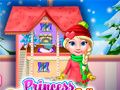 Juego Decoración navideña de la muñeca princesa en línea