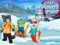 Juego Diversión invernal para gatos en línea