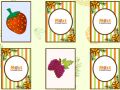 Juego Memoria de Frutas en línea