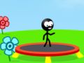 Juego Stickman Trampolín en línea