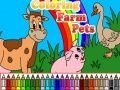 Juego Coloreando Mascotas de la Granja en línea