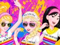 Juego Carrera de Colores de Princesas en línea