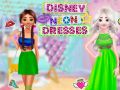 Juego Vestidos Neón de Disney en línea