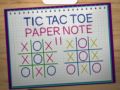 Juego Tres en raya Nota de papel 2 en línea