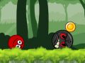 Juego Aventura del Héroe de la Bola: Bola Roja Rebotante en línea