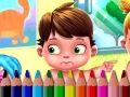 Juego De Vuelta a la Escuela: Libro de Colorear para Bebés en línea