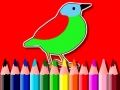 Juego De vuelta a la escuela: Libro de colorear pájaros en línea
