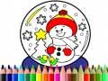 Juego De vuelta a la escuela: Libro de colorear de Navidad en línea