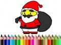 Juego Regreso a la escuela: Coloreando a Santa Claus en línea