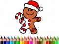 Juego De vuelta a la escuela: Coloreando galletas de Navidad en línea
