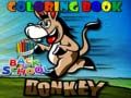 Juego De vuelta a la escuela: Libro para colorear 'Burro' en línea