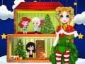 Juego Casa de la Princesa Muñeca Navideña en línea