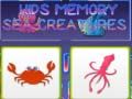 Juego Memoria de Niños Criaturas del Mar en línea