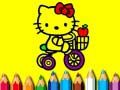 Juego De vuelta a la escuela: Coloreo de dulce gatito en línea