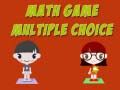 Juego Juego de Matemáticas Opción Múltiple en línea