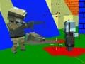 Juego Guerra de armas de bloques contra zombies en línea