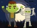 Juego Coloring de Vampiros y Frankenstein en línea