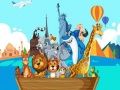 Juego Amigos locos viajan por el mundo: rompecabezas en línea
