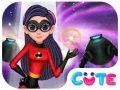 Juego Sesión de Moda de la Superhéroe Violeta en línea