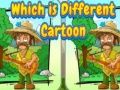 Juego ¿Cuál es el dibujo animado diferente? en línea