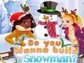 Juego ¿Quieres construir un muñeco de nieve? en línea