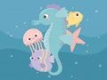 Juego Memoria de Peces Adorables en línea