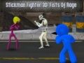 Juego Luchador Stickman 3D: Puños de Ira en línea