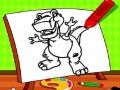 Juego Coloración de Dinosaurios Fácil para Niños en línea