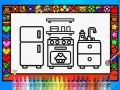 Juego Colorea y decora habitaciones en línea